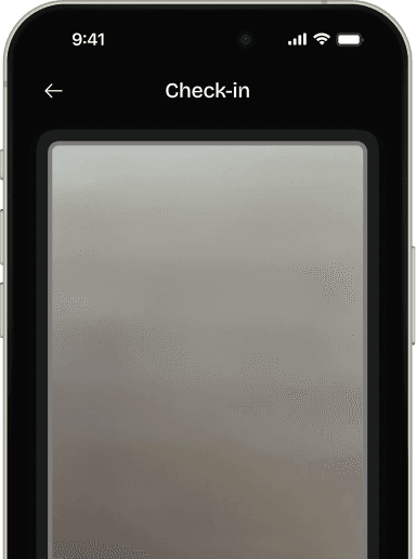 In-app check-in